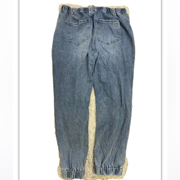 Laurie Felt Daisy Denim Jogger Pants- Indigo Washes - Picture 5 of 11